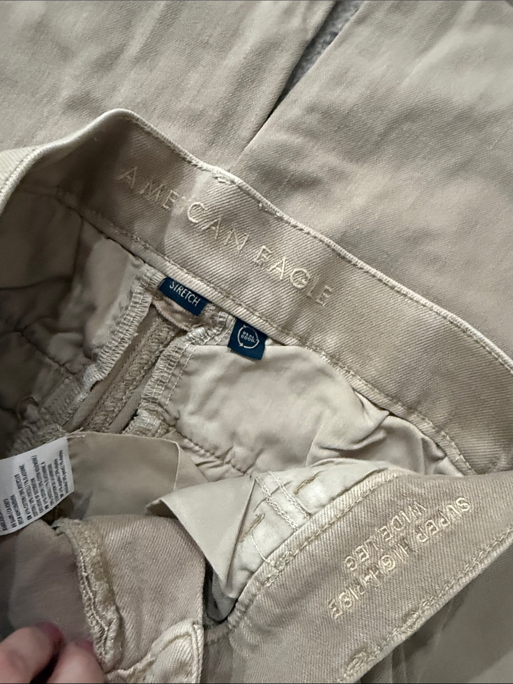 American Eagle Outfitters Men's Khaki/Tan Chino Pants - Picture 2 of 6